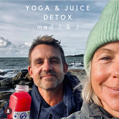 Bild på YOGA & JUICA med Jennie & Johan -  nya vanor, boost, detox - 28-30 mars - online/hemma