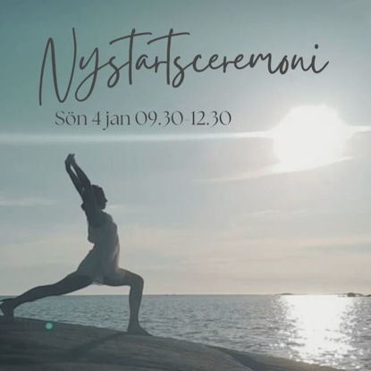 Bild på NYSTARTS-ceremoni: yoga, meditation,  reflektion & intention - med Elina - 4 januari - Varberg